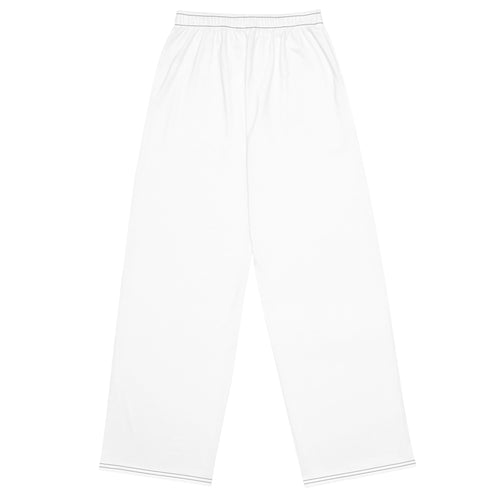White pants on a white background